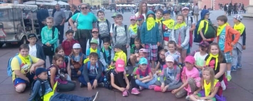 Wycieczka klas młodszych do Warszawy